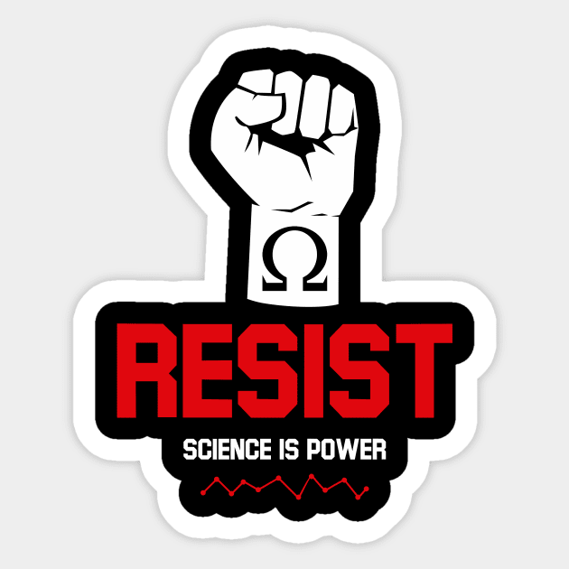 science is power Sticker by ajarsbr